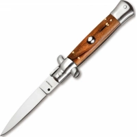 Автоматический складной нож нож Magnum Sicilian Needle Olive Wood, сталь 440A, рукоять дерево, 01MB279 купить в Нальчике