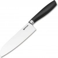 Кухонный нож шефа Bker Core Santoku, 163 мм, сталь X50CrMoV15, рукоять пластик купить в Нальчике