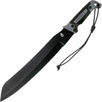 Мачете Gerber — Gator Golok Machete, сталь 65MN Carbon Steel Black Finish, рукоять ударопрочный пластик купить в Нальчике