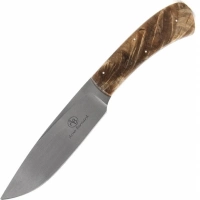 Нож с фиксированным клинком Arno Bernard Leopard, сталь N690, рукоять Spalted Maple купить в Нальчике