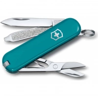 Нож Victorinox Classic SD Colors, Mountain Lake (0.6223.23G) бирюзовый, 7 функций 58мм купить в Нальчике