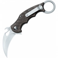 Складной нож Fox IKBS Ball Bearing Karambit, сталь Elmax, рукоять титановый сплав 6Al4V, чёрный купить в Нальчике