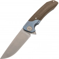 Складной нож Maxace Goliath Blue, сталь Bohler K110, Micarta купить в Нальчике