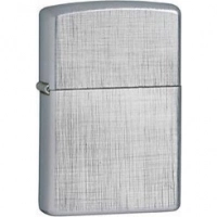 Зажигалка ZIPPO Linen Weave с покрытием Brushed Chrome, латунь/сталь, серебристая, матовая, 36x12x56 мм купить в Нальчике